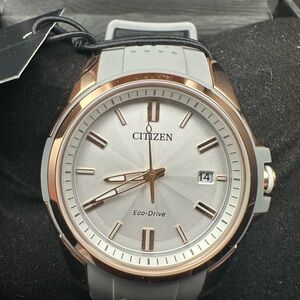 Citizen Eco-Drive Watch - Silver and Rose Gold